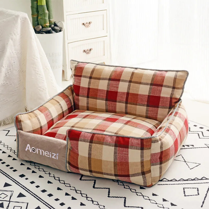 Big Dog Bed Removable Pet Sofa Bed For Small Medium Big Dogs Washable Cat House Mats Soft Pet Sleeping Beds Dog Accessories