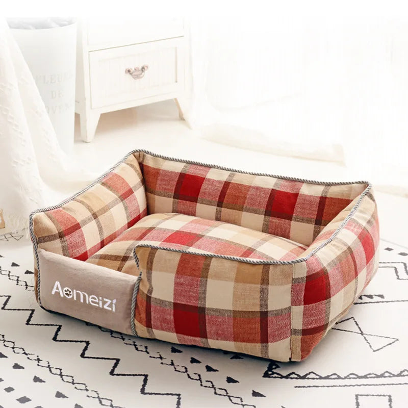 Big Dog Bed Removable Pet Sofa Bed For Small Medium Big Dogs Washable Cat House Mats Soft Pet Sleeping Beds Dog Accessories