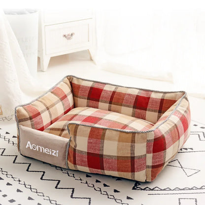 Big Dog Bed Removable Pet Sofa Bed For Small Medium Big Dogs Washable Cat House Mats Soft Pet Sleeping Beds Dog Accessories