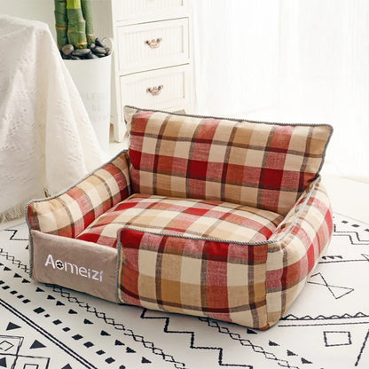 Big Dog Bed Removable Pet Sofa Bed For Small Medium Big Dogs Washable Cat House Mats Soft Pet Sleeping Beds Dog Accessories